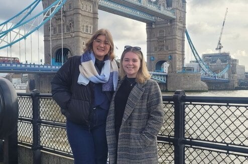 AIFS Abroad participants in London, England