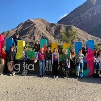 My peers and I at the big Jujuy Sign