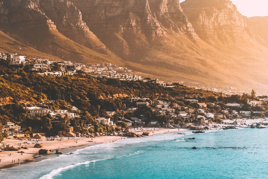 Study in Cape Town Mountains and coastline in Cape Town, South Africa
