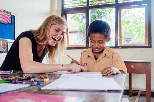 Teaching volunteer in Bali with IVHQ